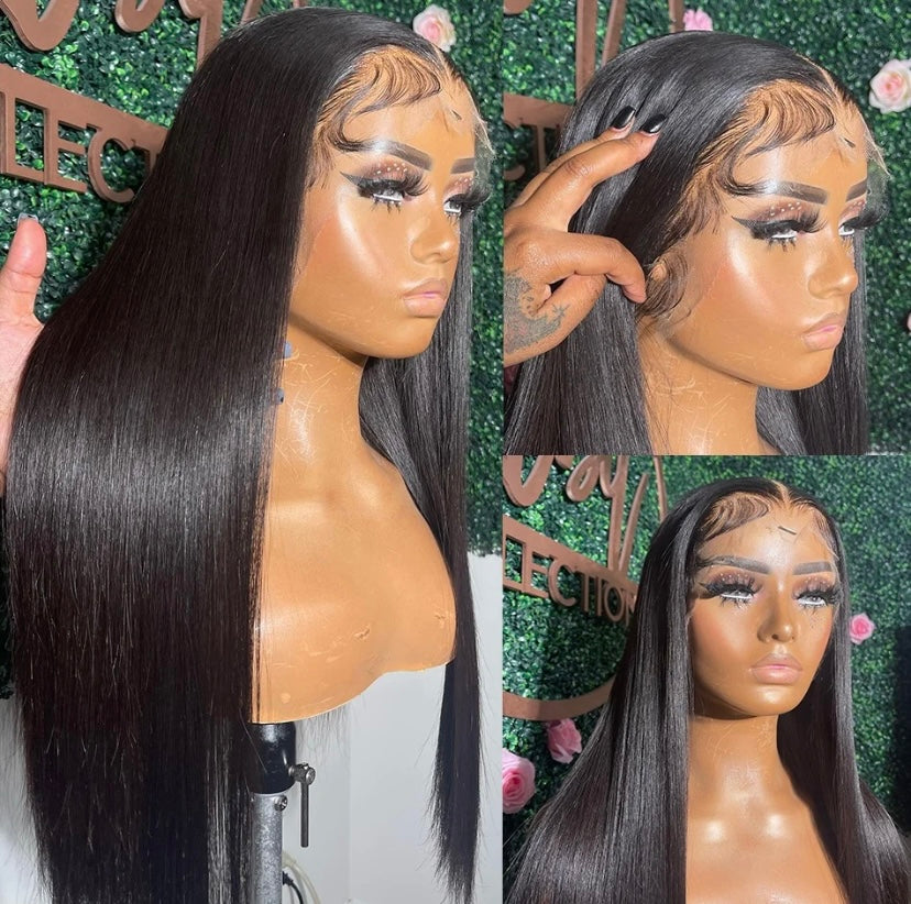 Virgin Natural Straight W/HD Frontal