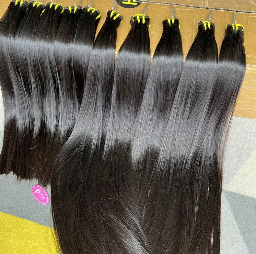 13X4 Raw Vietnamese Straight Lace Front Wig