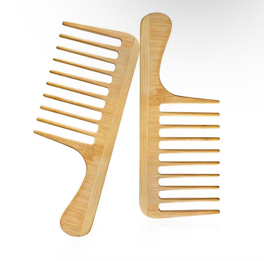 Wide Tooth Bamboo Comb